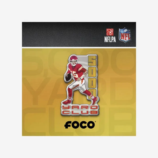 Patrick Mahomes Kansas City Chiefs 5000 verges par la passe Badge