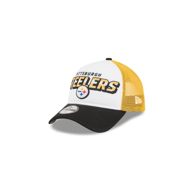Pittsburgh Steelers Shine Casquette de camionneur A-Frame 9FORTY pour enfants