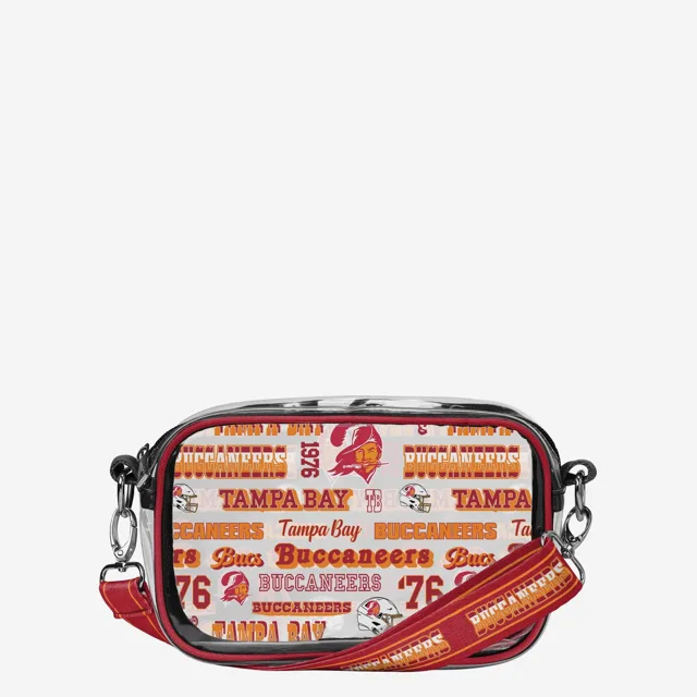 Tampa Bay Buccaneers Répéter Sac à bandoulière transparent à imprimé rétro
