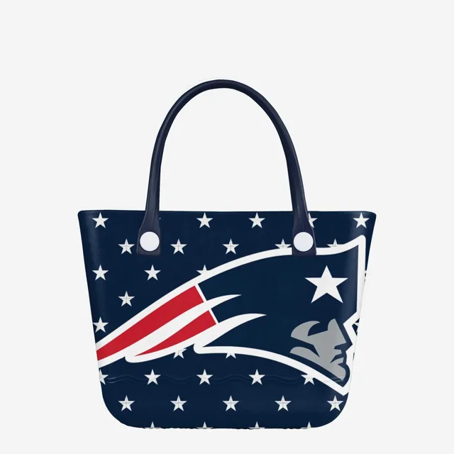 New England Patriots Grand logo Mini sac fourre-tout à hayon imprimé