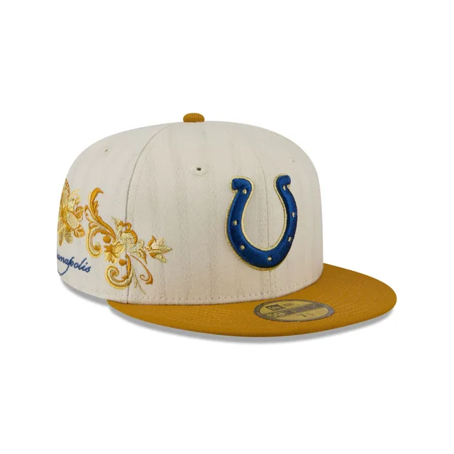 Indianapolis Colts Casquette ajustée à chevrons chromée 59FIFTY
