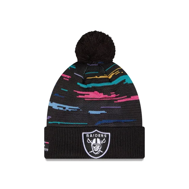 Las Vegas Raiders 2026 Bonnet en tricot à pompon Crucial Catch