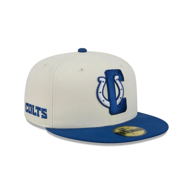 Indianapolis Colts Deceptor Chrome Blanc 59FIFTY Casquette ajustée
