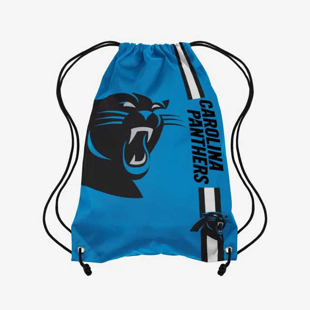 Carolina Panthers Sac à dos bleu avec grand logo de couleur alternative avec cordon de serrage