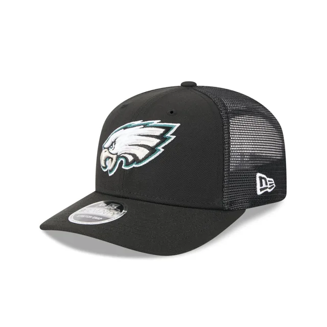 Casquette de camionneur noire 9SEVENTY Philadelphia Eagles Team