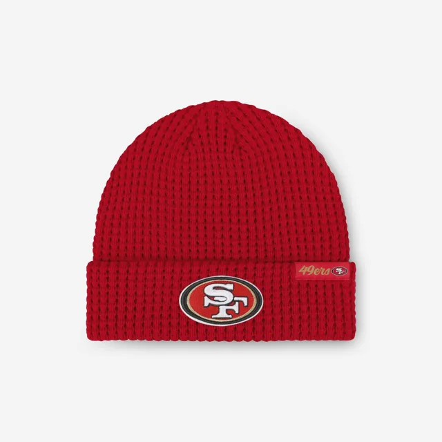Bonnet gaufré avec logo principal San Francisco 49ers