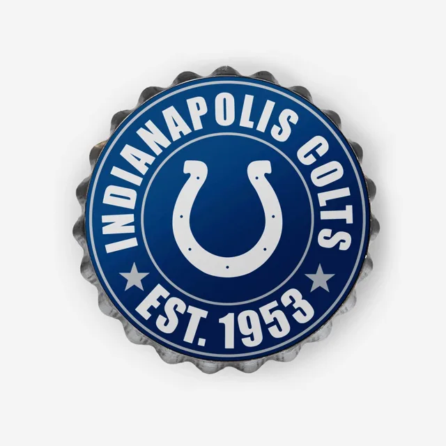 Panneau mural Indianapolis Colts pour bouchon de bouteille