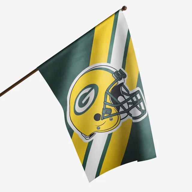 Casque Green Bay Packers Drapeau vertical