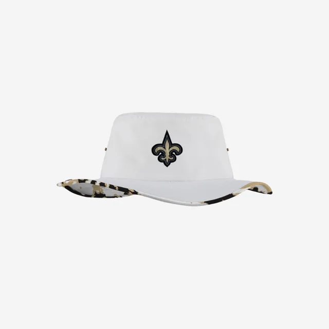 New Orleans Saints Chapeau Boonie hybride blanc pour femme