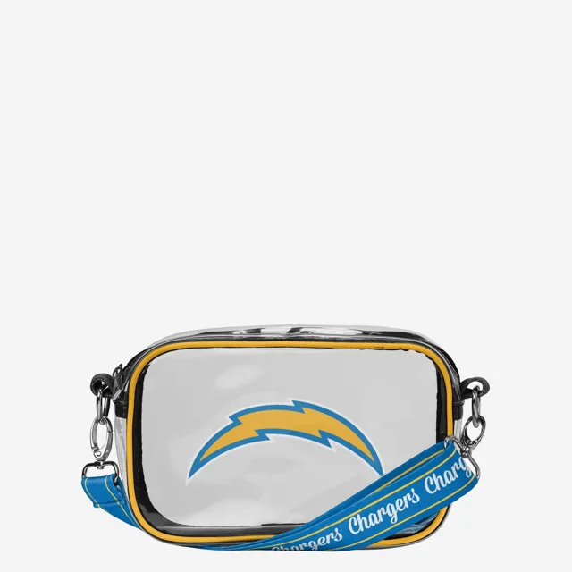 Sac à bandoulière transparent Los Angeles Chargers Team Stripe