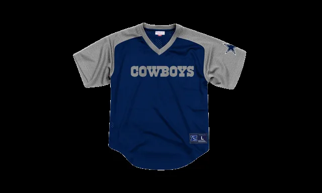 Chemise à col en V en maille NFL Final Seconds "Dallas Cowboys - Bleu" FA87OP DCO A K9A