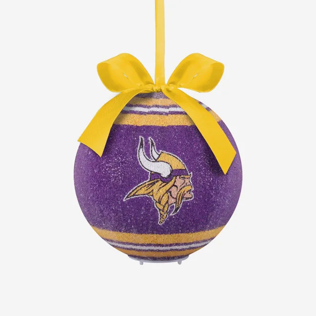 Minnesota Vikings Ornement boule incassable à LED