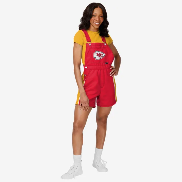 Kansas City Chiefs Cuissard à bretelles Team Stripe pour femmes