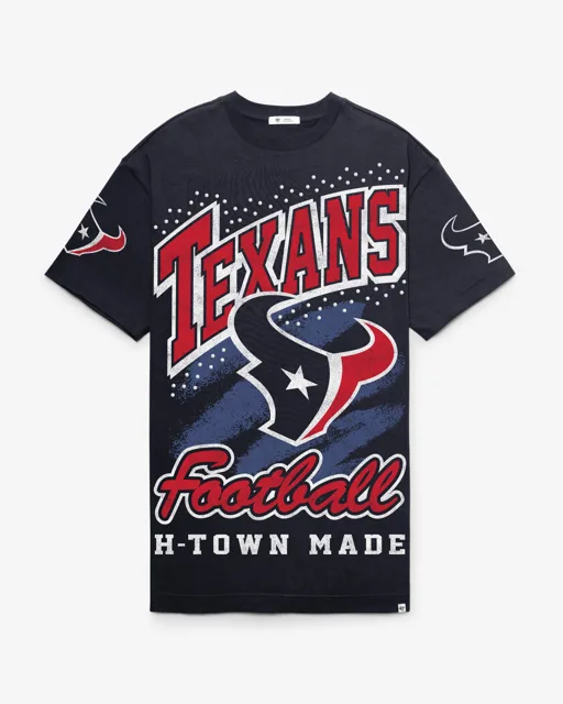 Houston Texans ROBE T-SHIRT GEMSTONE SWASH '47 FEMME