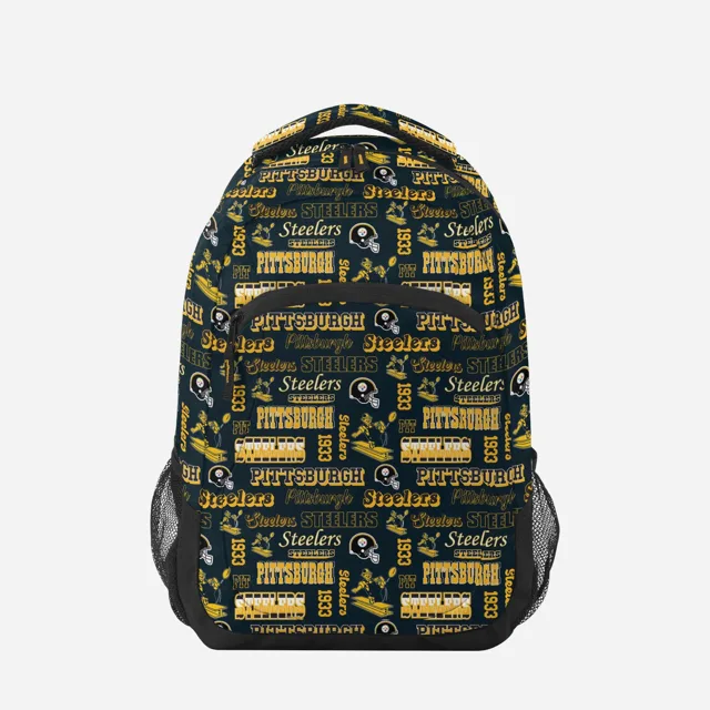 Pittsburgh Steelers Répétez le sac à dos d'action d'impression rétro