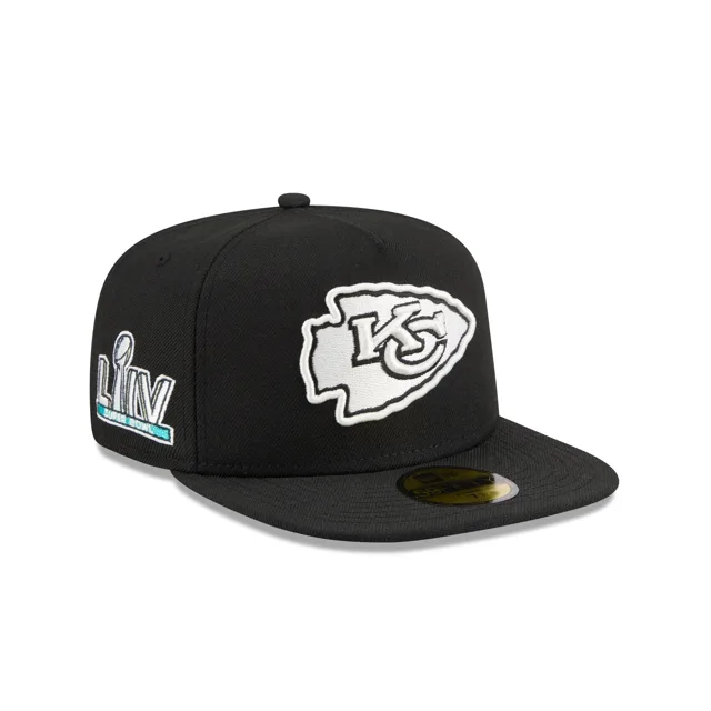 Just Caps Logo ciselé Kansas City Chiefs 59FIFTY Casquette ajustée en A
