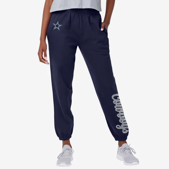 Dallas Cowboys Pantalon de survêtement couleur équipe avec mot-symbole pour femmes