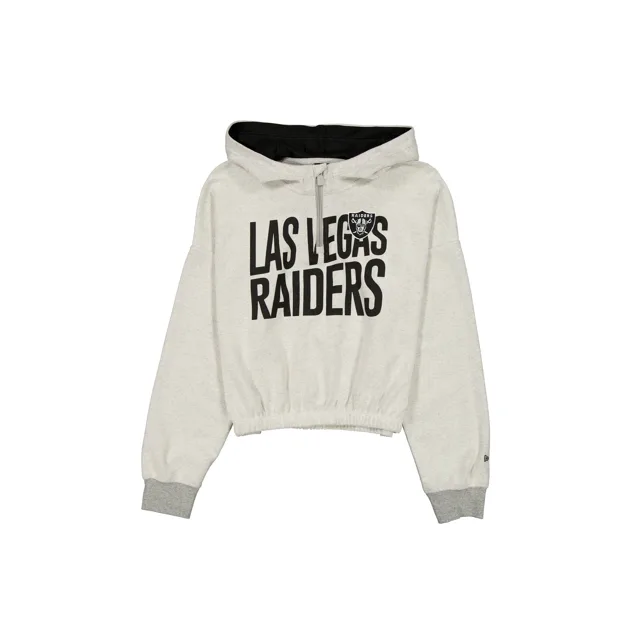 Sweat à capuche Las Vegas Raiders Sport Night Heather Grey pour femme