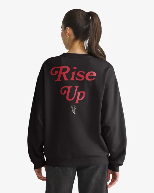Atlanta Falcons HISTORIQUE SHOUT IT OUT '47 OVERSIZED CREW FEMME