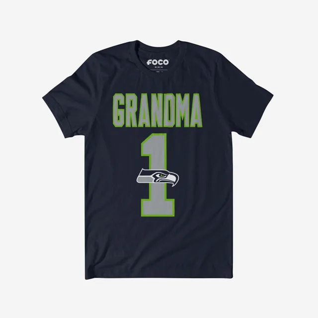 Seattle Seahawks T-shirt grand-mère numéro 1
