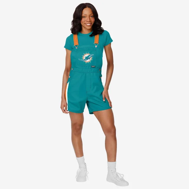 Miami Dolphins Cuissard à bretelles Team Stripe pour femmes