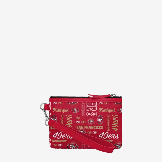 San Francisco 49ers Bracelet imprimé avec logo répété de la collection Spirited Style