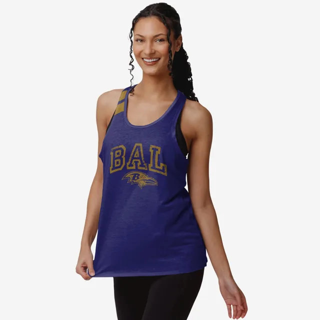 Baltimore Ravens Haut sans manches Team Twist pour femmes