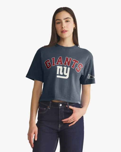 New York Giants HISTORIQUE ELMORE BIEN PORTÉ '47 HEAVY SLUB TEE FEMME