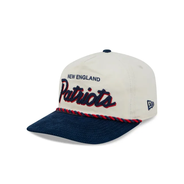 New England Patriots Pack Rétro Script Corde 19TWENTY Casquette Snapback