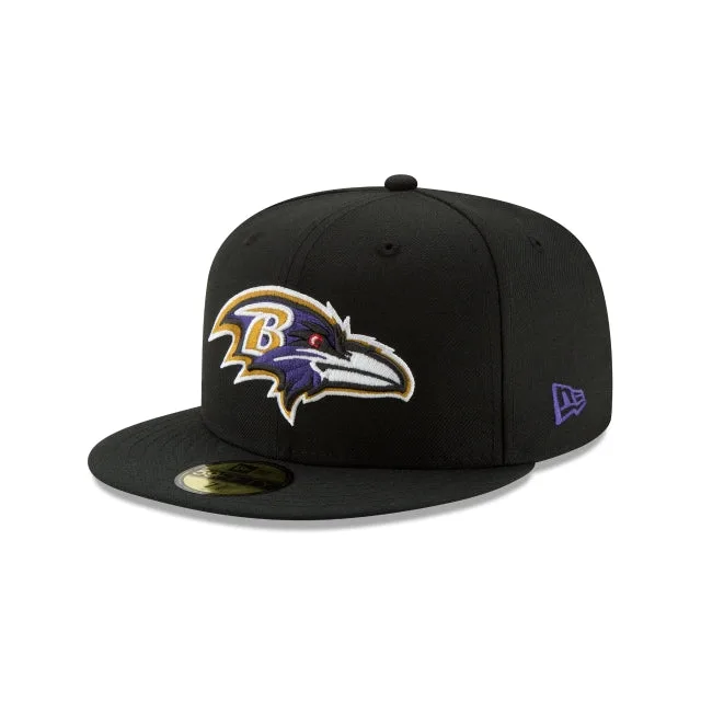 Baltimore Ravens Casquette ajustée 59FIFTY noire