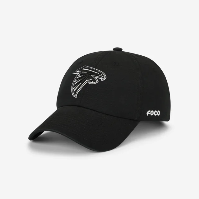 Casquette décontractée noire et blanche Atlanta Falcons