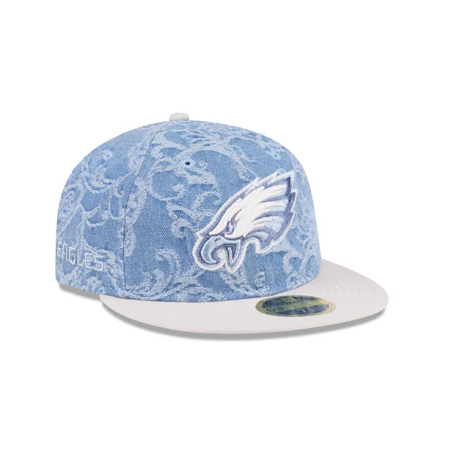 Just Caps Jacquard Denim Philadelphia Eagles Retro Crown 59FIFTY Chapeau ajusté