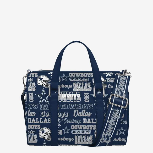 Dallas Cowboys Répéter Sac tonneau moyen en nylon à imprimé rétro