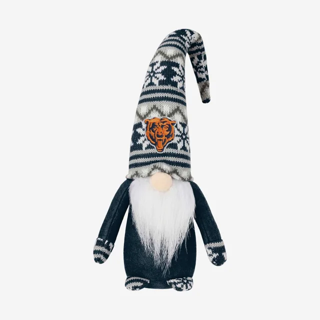 Chicago Bears Gnome en peluche à chapeau courbé