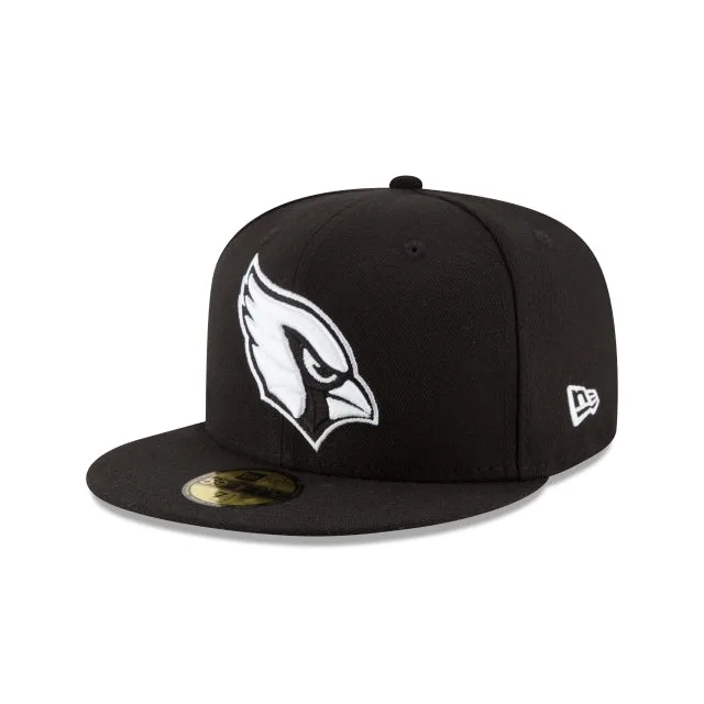 Arizona Cardinals Chapeau ajusté 59FIFTY noir et blanc