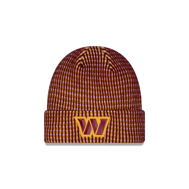 Washington Commanders 2026 Bonnet tricoté à revers pour temps froid