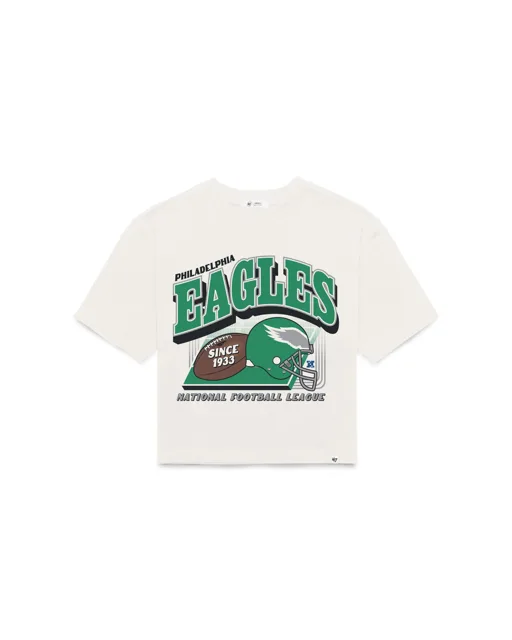 Philadelphia Eagles HISTORIQUE VARSITY HOUSE '47 T-SHIRT REED CITY POUR FEMMES