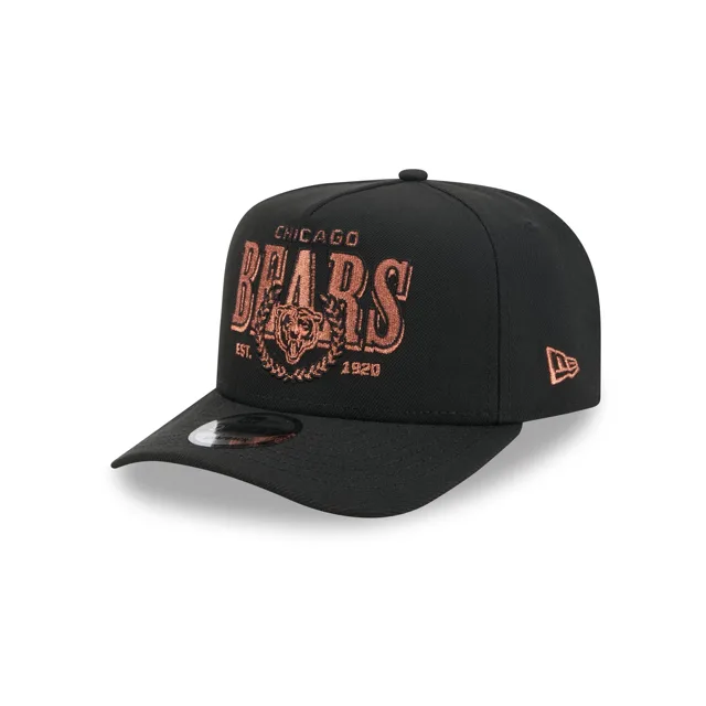 Chicago Bears Casquette Snapback 9FIFTY A-Frame Gold Laurel Noir