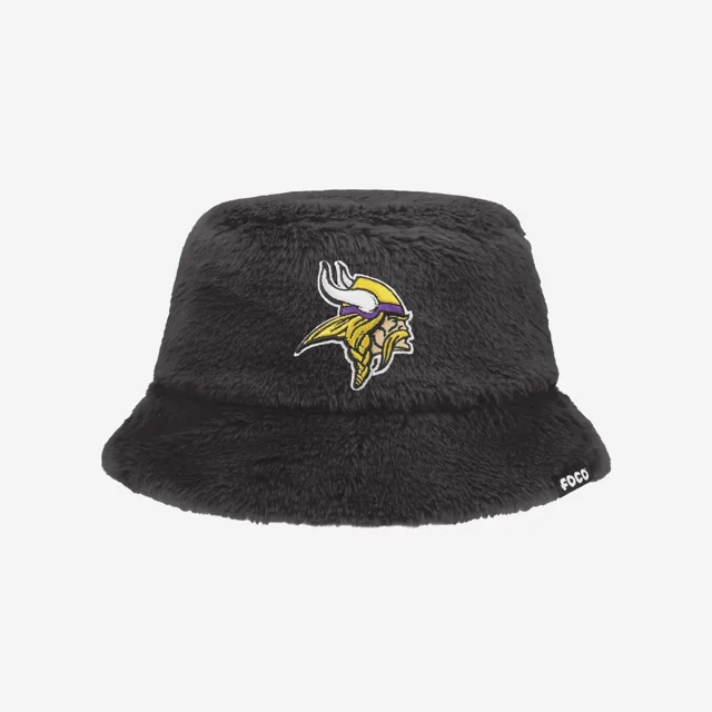 Minnesota Vikings Chapeau bob réversible en fausse fourrure