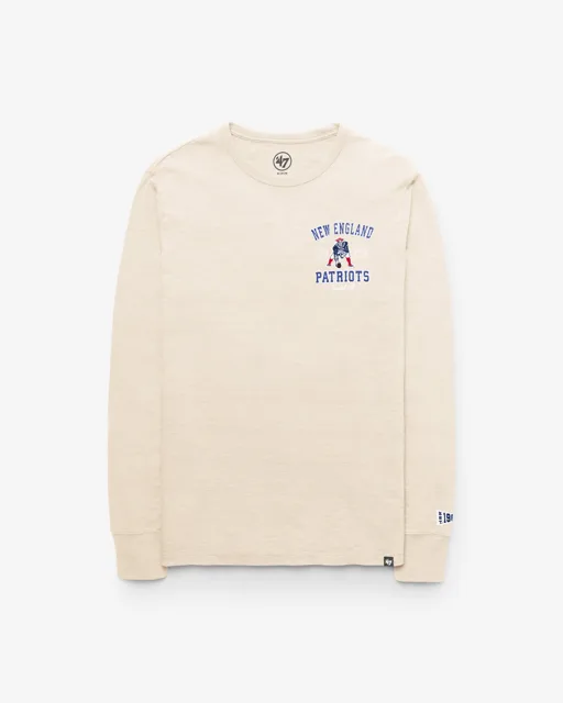 New England Patriots EGREMONT HISTORIQUE BIEN USÉ '47 HEAVY SLUB T-SHIRT À MANCHES LONGUES