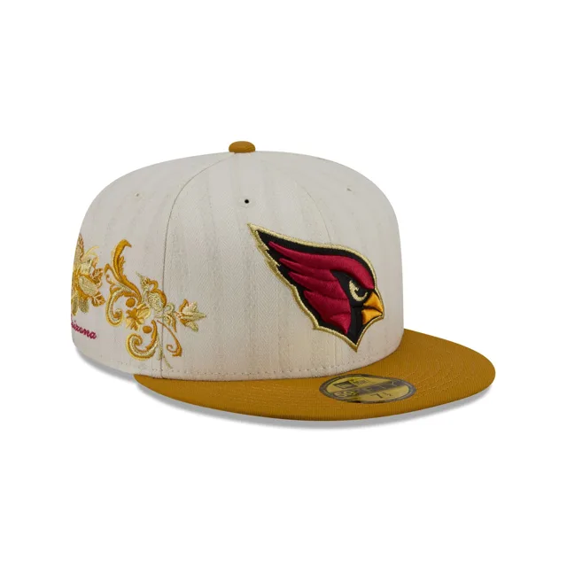 Arizona Cardinals Casquette ajustée à chevrons chromée 59FIFTY