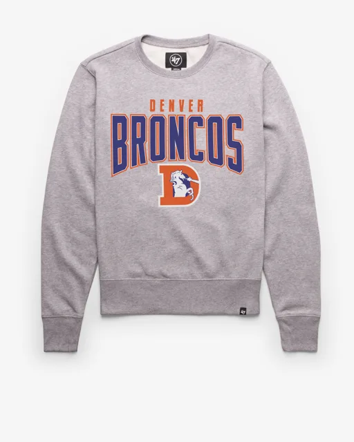 Denver Broncos ÉLÉMENTS HISTORIQUES DE L'ÉQUIPE ARCH '47 HEADLINE CREW