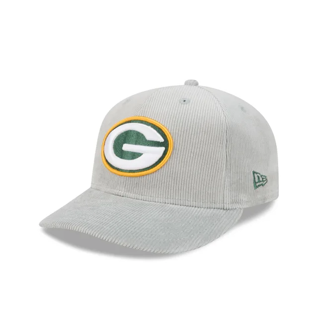 Green Bay Packers Chapeau ajusté 59FIFTY en velours côtelé gris clair