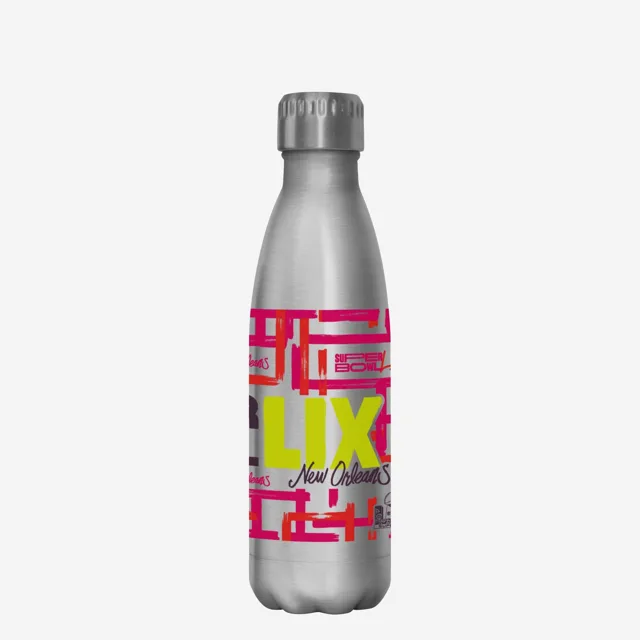 Super Bowl LIX Argent Bouteille en acier inoxydable de 17 oz