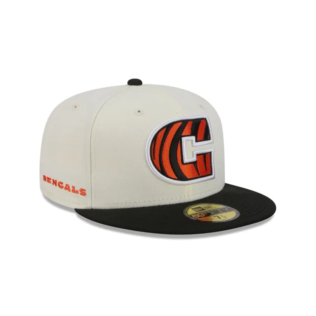 Cincinnati Bengals Deceptor Chrome Blanc 59FIFTY Casquette ajustée