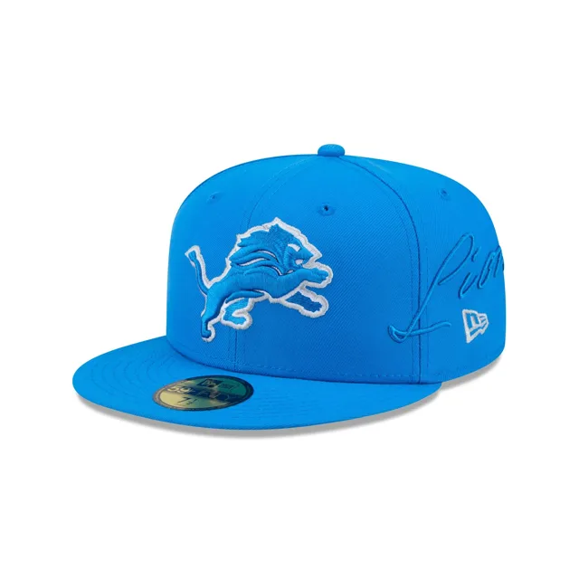 Detroit Lions Side Script 59FIFTY Casquette ajustée