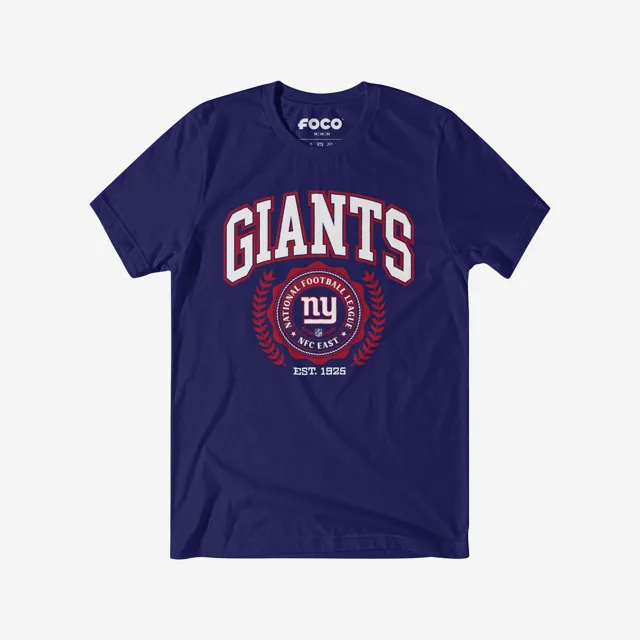 T-shirt à écusson de l'équipe New York Giants