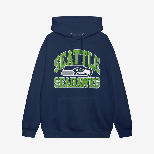 Seattle Seahawks Sweat à capuche avec mot-symbole arqué