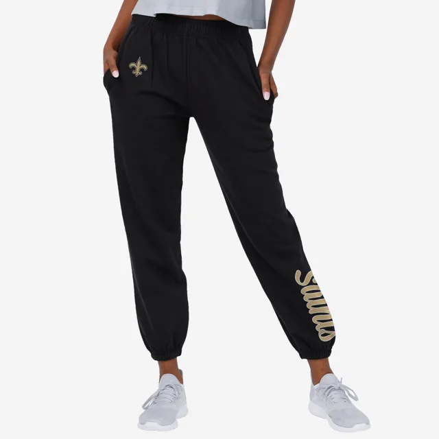 New Orleans Saints Pantalon de survêtement couleur équipe avec mot-symbole pour femmes