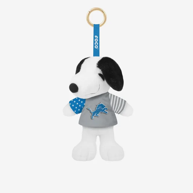 Detroit Lions Americana Peluche Snoopy Peanuts Porte-clés à breloques pour sac